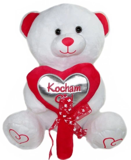 М'яка іграшка SunDay Ведмедик із сердечком Люблю тебе 38 см (M3760-24) (5904073167040) - зображення 1