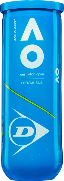 М'ячі для тенісу Dunlop Australian Open 3 шт. 601601 (45566181626) - зображення 1