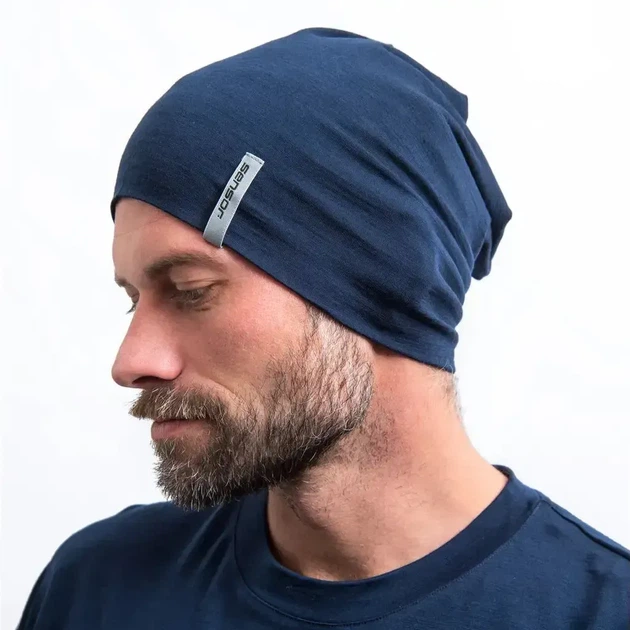 Шапка Sensor Merino Active deepblue 25200091, SU32MA-deep-blue-M (208025) SU32MA-deep-blue-M - изображение 3