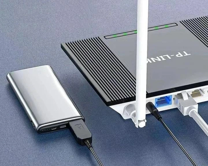 Кабель для wifi роутера от повербанка 9В, повышающий переходник с 5в на 9в, провод для роутера 9V USB - DC 5.5 x 2.1 mm - изображение 2