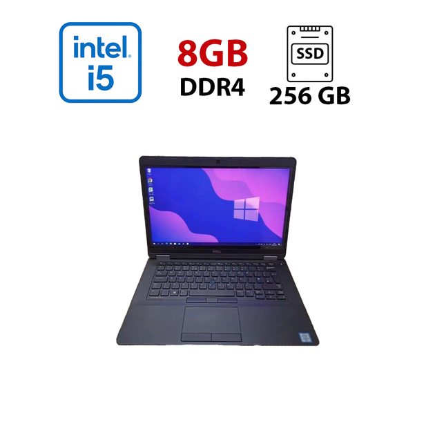 Ноутбук Б-класс Dell Latitude E5470 / 14" (1920x1080) TN / Intel Core i5-6440HQ (4 ядра по 2.6 - 3.5 GHz) / 8 GB DDR4 / 256 GB SSD / Intel HD Graphics 530 / WebCam б/у - Фото 1 Ноутбук Б-класс Dell Latitude E5470 / 14" (1920x1080) TN / Intel Core i5-6440HQ (4 ядра по 2.6 - 3.5 GHz) / 8 GB DDR4 / 256 GB SSD / Intel HD Graphics 530 / WebCam б/у - изображение 1