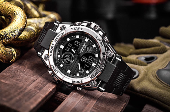 Чоловічий годинник Sanda Sport Watch Silver - зображення 11