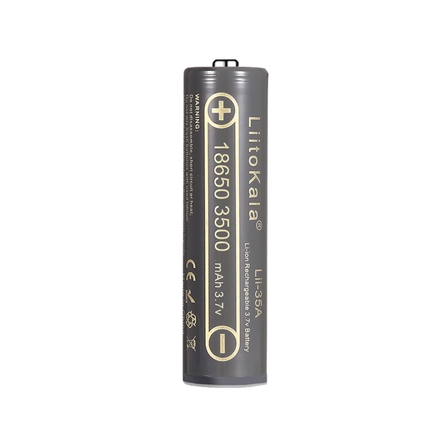 Акумулятор LiitoKala Li-ion 18650 3500mAh з захистом, Lii-35A-PCB - Фото 1 Акумулятор LiitoKala Li-ion 18650 3500mAh з захистом, Lii-35A-PCB - изображение 1