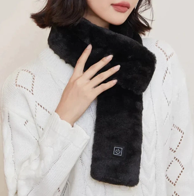 Шарф intelligent heating scarf с подогревом, USB питание, 3 режима температуры, черный - Фото 2 Шарф intelligent heating scarf с подогревом, USB питание, 3 режима температуры, черный - изображение 2