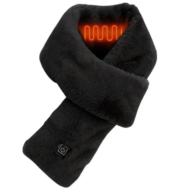 Шарф intelligent heating scarf с подогревом, USB питание, 3 режима температуры, черный - Фото 7 Шарф intelligent heating scarf с подогревом, USB питание, 3 режима температуры, черный - изображение 7
