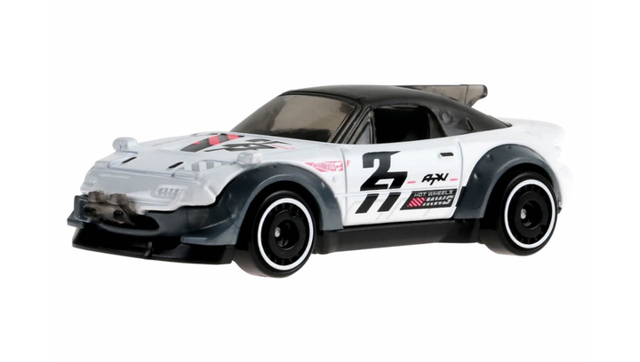Машинка Базова Hot Wheels Mazda MX-5 Miata (2025) Dream Garage 1:64 JJJ02 White - зображення 2