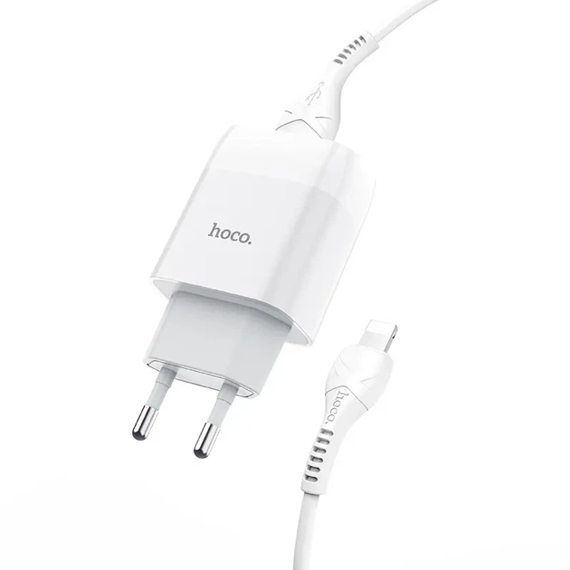Зарядне HOCO C72A Glorious USB 2,1A White - изображение 9