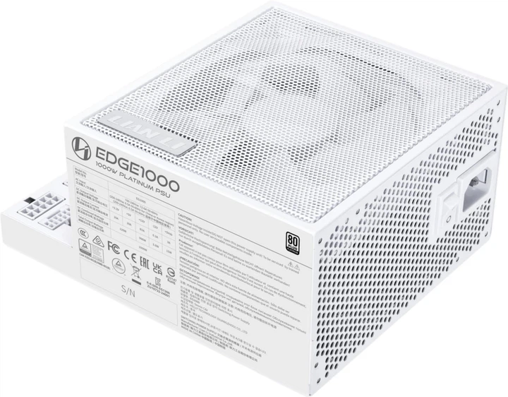 Zasilacz Lian Li Edge 1300 W 80 Plus Platinum White (G9P.EG1300.WE00.EU) - obraz 3