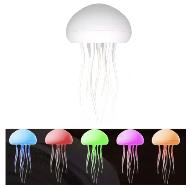 Led лампа со встроенным аккумулятором светильник светодиодный медуза RGB ночник 22х9см - изображение 7