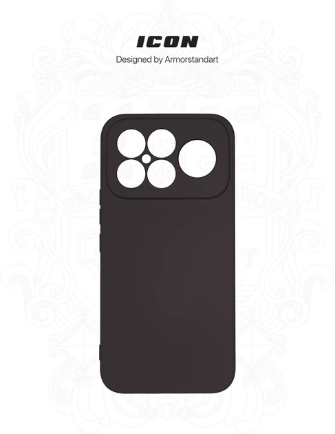 Чехол для смартфона ArmorStandart Icon для Poco F8 Ultra Camera cover Black (ARM89272) - Фото 3 Чехол для смартфона ArmorStandart Icon для Poco F8 Ultra Camera cover Black (ARM89272) - изображение 3