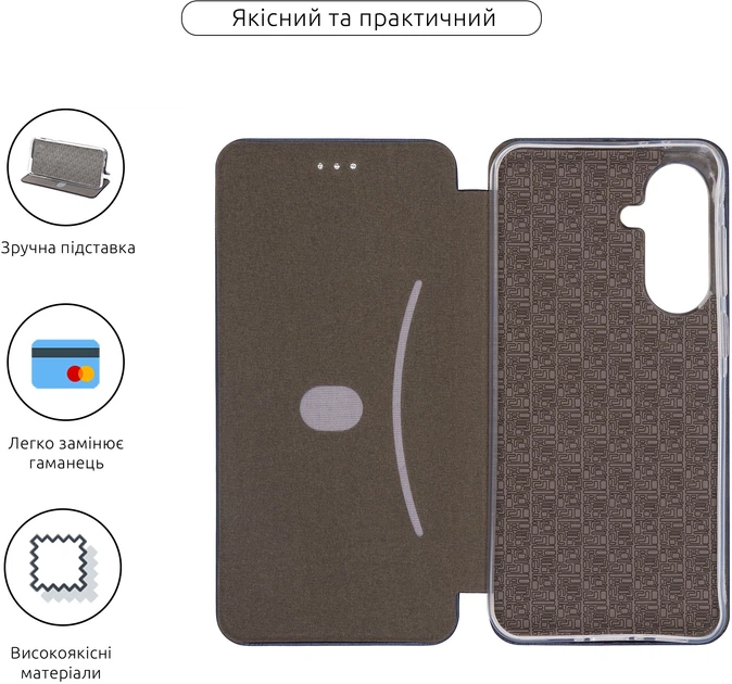 Чехол-книжка для смартфона ArmorStandart G-Case для Samsung Galaxy A37 5G Dark Blue (ARM89763) - изображение 3