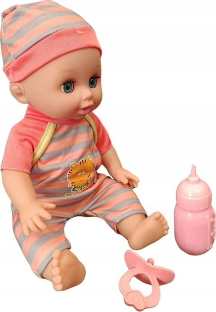 Lalka bobas Anek Vinyl Doll mówiąca z akcesoriami 30 cm SN999 (5905375849993) - obraz 2