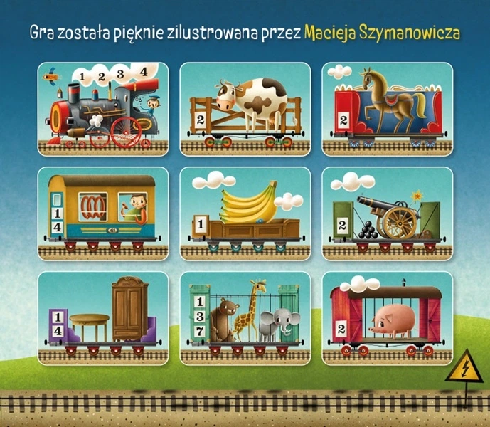 Gra planszowa Nasza Ksiegarnia Między wierszami Lokomotywa (5904915904376) - obraz 2