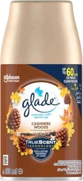 Сменный баллон Glade Нежность кашемира и сандал 269 мл (8690784317115) - Фото 1 Сменный баллон Glade Нежность кашемира и сандал 269 мл (8690784317115) - изображение 1