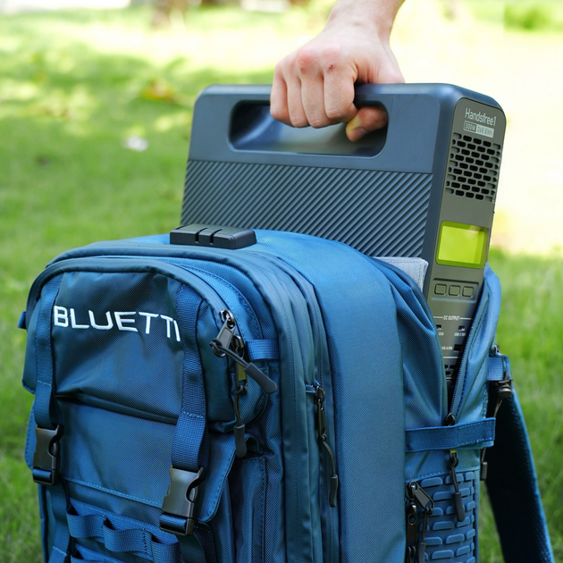 Рюкзак 42Л і портативна зарядна станція BLUETTI Handsfree 1 268,8Вт*г 300Вт - зображення 4