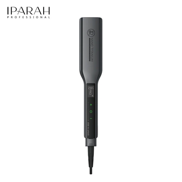 Випрямляч для волосся IPARAH P-128B GREY, 39 мм, 50-232 °C, керамічне покриття, 50 W, LED дисплей - зображення 2