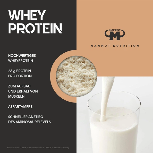 Протеин Mammut Whey Protein 1000 г, Snickerdoodle - изображение 2