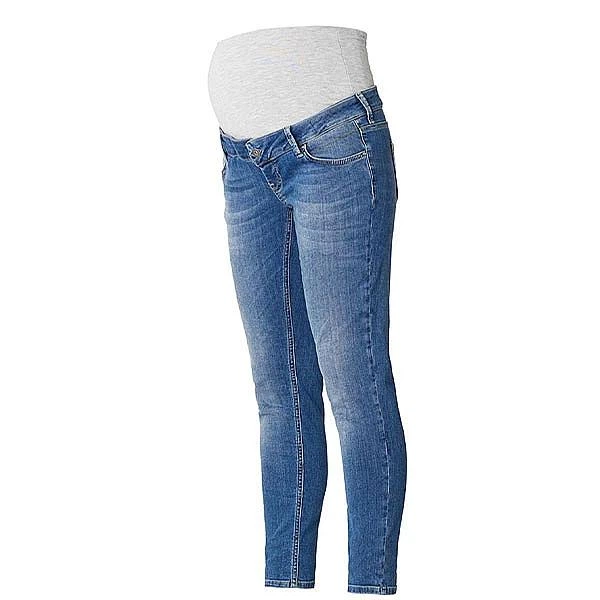 Джинси для вагітних Skinny з трикотажним животом р. 42 Queen Mum блакитний 81921 - Фото 3 Джинси для вагітних Skinny з трикотажним животом р. 42 Queen Mum блакитний 81921 - зображення 3