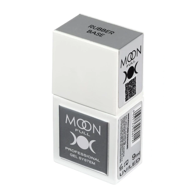 Moon Full Rubber Baza без ТРО - каучуковая прозрачная база для гель лака 9 мл - изображение 2
