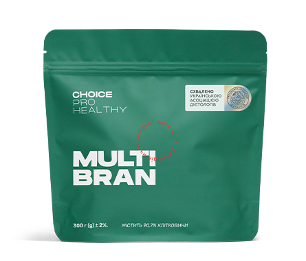 Мікс клітковини Multi Bran Choice 300 г - Фото 1 Мікс клітковини Multi Bran Choice 300 г - зображення 1
