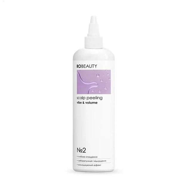 Кислотный пилинг для кожи головы 2 Robeauty Vibe & Volume Scalp Peeling 100 мл - Фото 1 Кислотный пилинг для кожи головы 2 Robeauty Vibe & Volume Scalp Peeling 100 мл - изображение 1