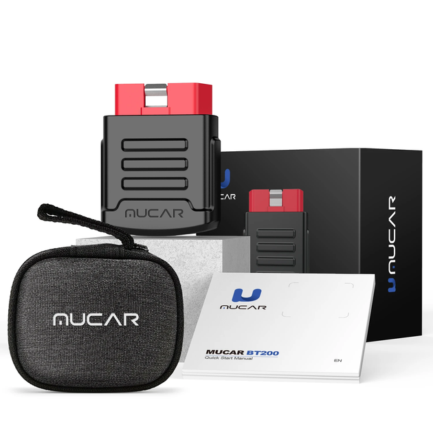 Мультимарковий автосканер MUCAR BT200 Bluetooth OBD2 для повної діагностики автомобіля - Фото 6 Мультимарковий автосканер MUCAR BT200 Bluetooth OBD2 для повної діагностики автомобіля - зображення 6
