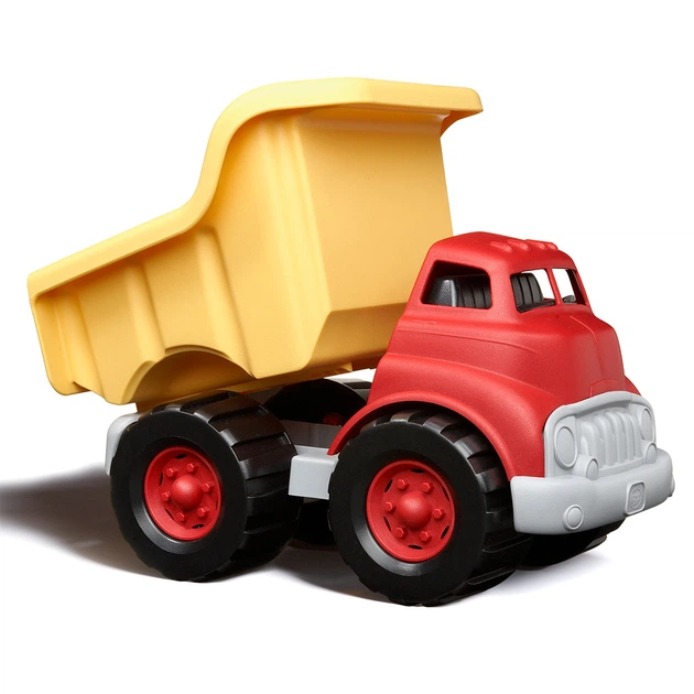 Samochód zabawkowy Green Toys Dump Truck Wywrotka Żółto-czerwony 2999398 (0793573550309) - obraz 2
