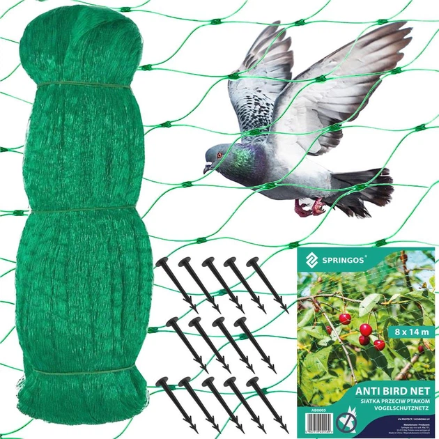 Siatka chroniąca przed ptakami Springos AB0005 - obraz 4