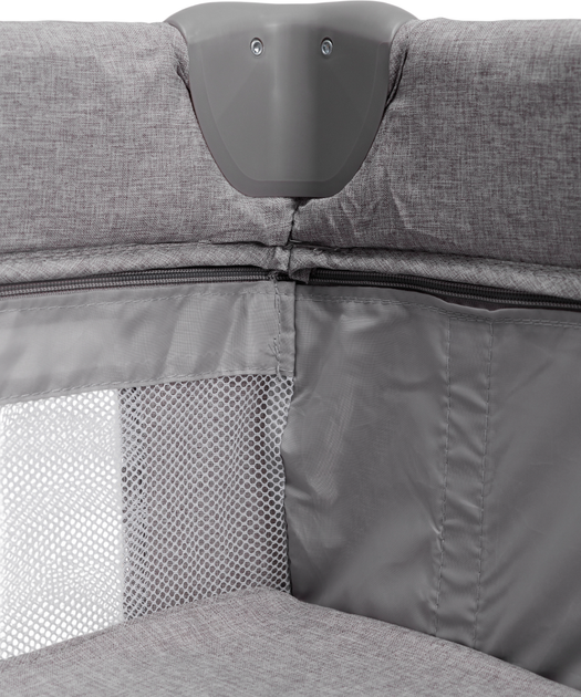 Кровать-манеж Velano Tino детская со вторым ярусом и пеленатором Light grey (4820296760268) - изображение 12