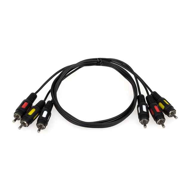 Кабель мультимедійний 3xRCA M to 3xRCA M 3.0m Atcom - Фото 1 Кабель мультимедійний 3xRCA M to 3xRCA M 3.0m Atcom - зображення 1