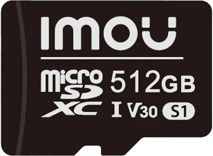 Карта памʼяті IMOU microSDXC 512GB Class 10 U3 V30 (ST2-512-S1) - Фото 1 Карта памʼяті IMOU microSDXC 512GB Class 10 U3 V30 (ST2-512-S1) - зображення 1