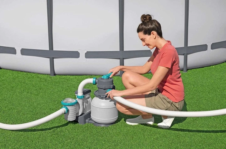 Pompa piaskowa filtrująca do basenów Bestway 6056 l/godz (58497) - obraz 6