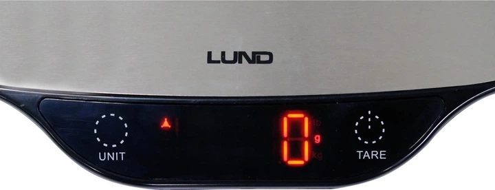 Ваги кухонні LUND нержавіюча сталь 27 x 25 x 1,8 см (68363) - зображення 3