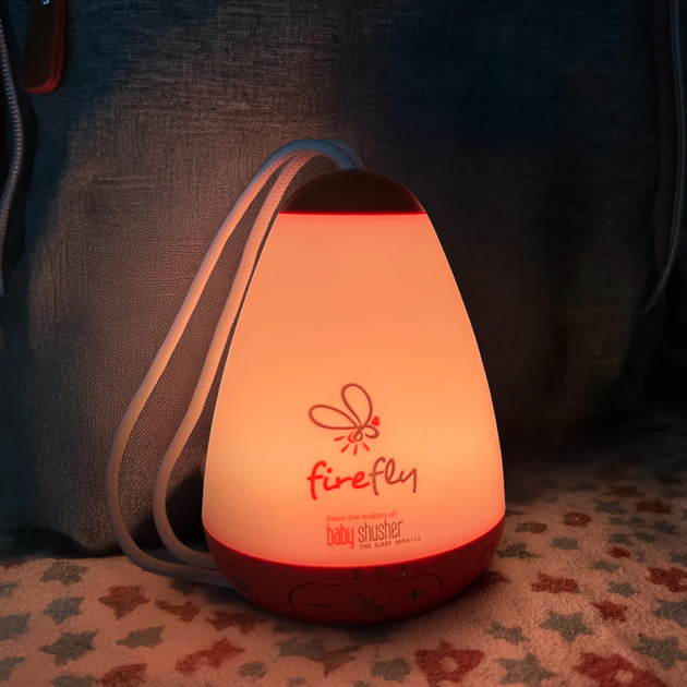 Генератор белого шума для успокаивания детей и новорождённых Baby Shusher Firefly с ночником и встроенной батареей (1238-02) - изображение 6