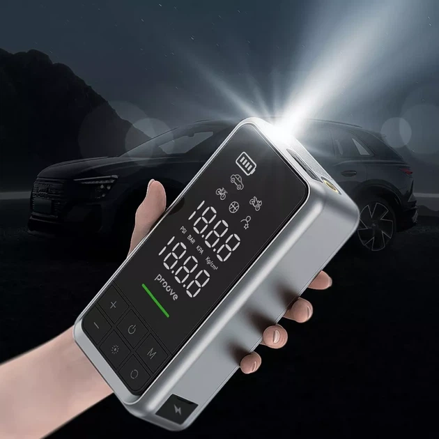 Пусковое Устройство 2 in 1 + Насос Proove Air Jump 10400mAh 1000A - изображение 8