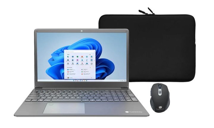 Ультрабук Gateway GWTN156-7BL Ultra Slim / 15.6" (1920x1080) IPS / Intel Core i3-1115G4 (2 (4) ядра по 4.1 GHz) / 4 GB DDR4 / 128 GB SSD / Intel UHD Graphics / WebCam / Card Reader - Фото 2 Ультрабук Gateway GWTN156-7BL Ultra Slim / 15.6" (1920x1080) IPS / Intel Core i3-1115G4 (2 (4) ядра по 4.1 GHz) / 4 GB DDR4 / 128 GB SSD / Intel UHD Graphics / WebCam / Card Reader - зображення 2