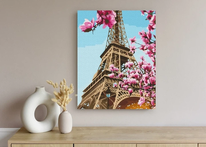 Malowanie po numerach Astra Artea Wieża Eiffla (5901137189888) - obraz 5