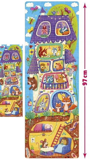 Напольный пазл «Домик» цвет разноцветный Vladi Toys ЦБ-00292267 - изображение 3