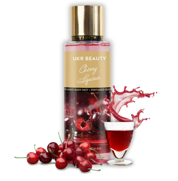 Парфумований міст для тіла та волосся UKR BEAUTY Cherry Liqueur (Вишневий лікер), 250 мл - Фото 1 Парфумований міст для тіла та волосся UKR BEAUTY Cherry Liqueur (Вишневий лікер), 250 мл - зображення 1