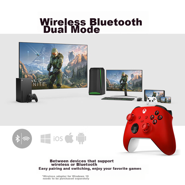 Беспроводной игровой контроллер Microsoft Xbox Wireless Controller Pulse Red - изображение 14