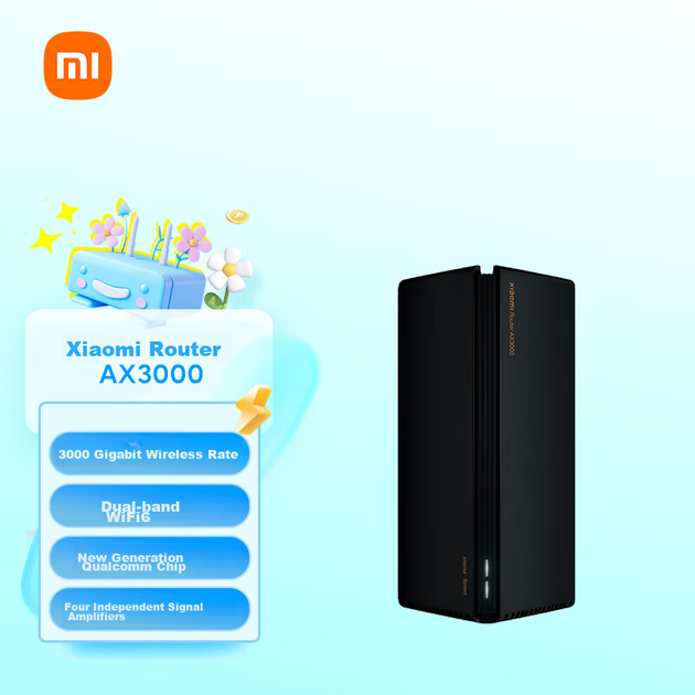 Маршрутизатор Xiaomi Mi AX3000 - Фото 2 Маршрутизатор Xiaomi Mi AX3000 - зображення 2