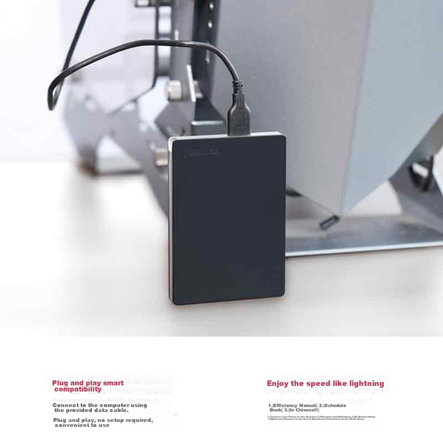 Портативный жесткий диск TOSHIBA 1 ТБ, механический, тонкий, серия USB 3.2 Gen 1, 2,5 дюйма, серебристый, совместим с Mac, металлический корпус, ультратонкий, защита паролем, простое резервное копирование. - изображение 5
