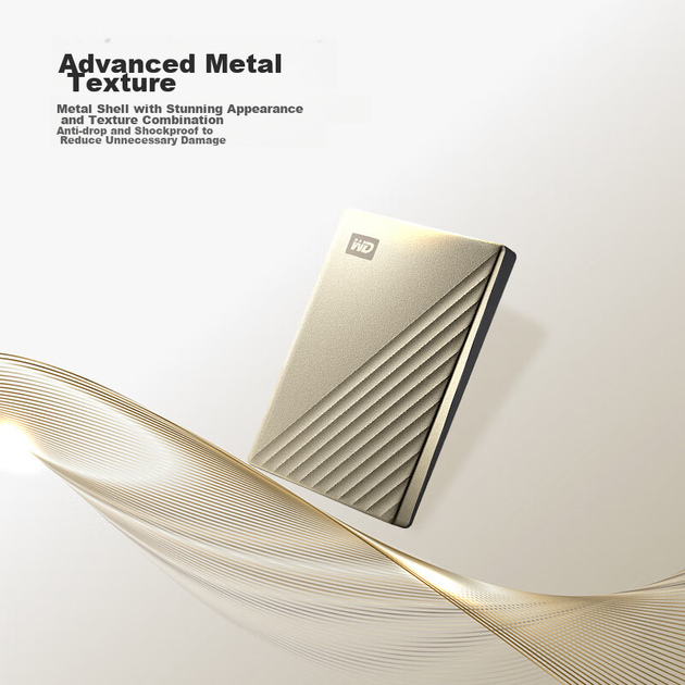 Жорсткий диск Western Digital My Passport Ultra 2TB WDBC3C0020BGD-CESN 2.5 Type-C External Gold - зображення 11