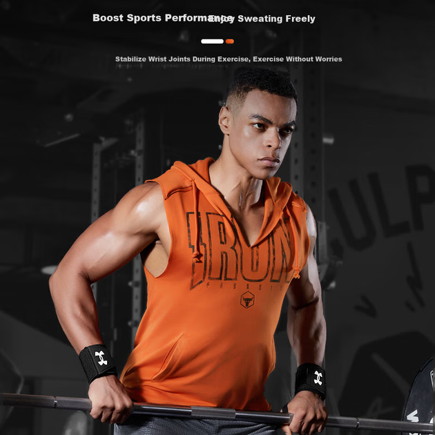Бандаж для зап'ястя Under Armour компресійний, для фітнесу, віджимань та жиму лежачи 2 шт - зображення 5
