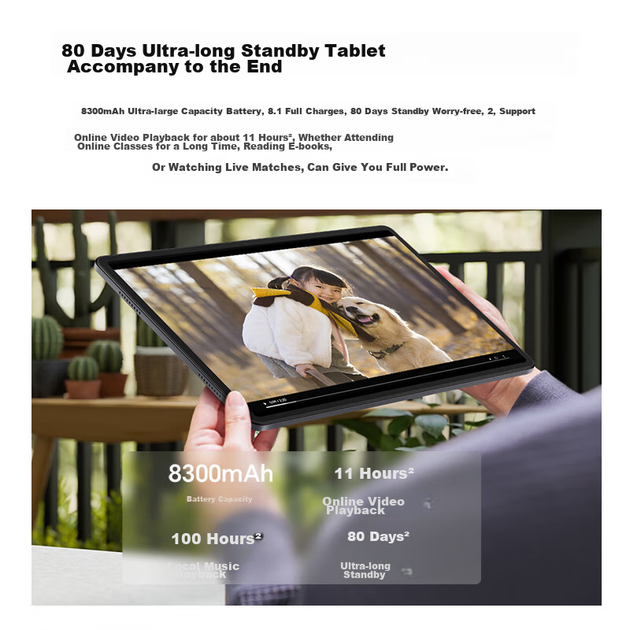 Планшет Honor Tablet X9 Wi-Fi 6/128GB Sky Blue - Фото 11 Планшет Honor Tablet X9 Wi-Fi 6/128GB Sky Blue - изображение 11