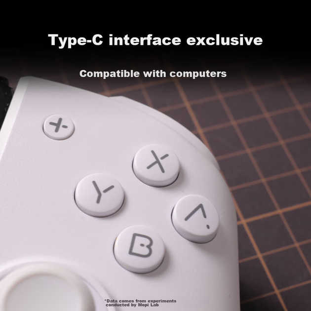 Контролери Mobapad M6 HD Joycons Nintendo Switch Controller White - зображення 4