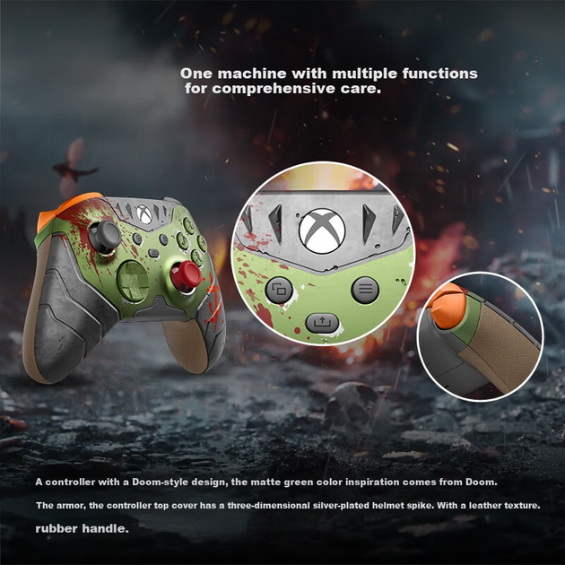 Бездротовий ігровий контролер Microsoft Xbox Series X/S Wireless Controller DOOM: The Dark Ages Limited Edition - зображення 7