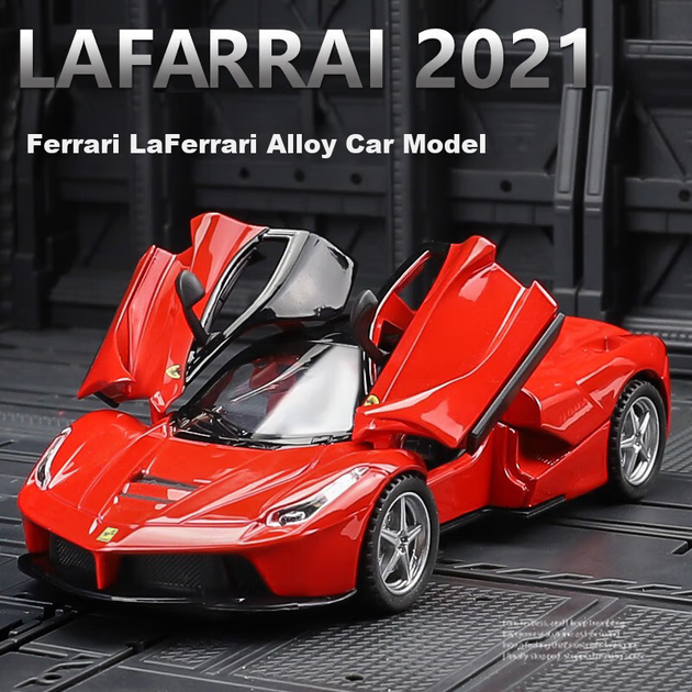 Автомодель BIG TAYLOR Ferrari LaFerrari 1:32 Червона (100026502612) - зображення 2