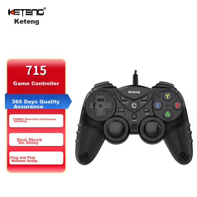 Проводной игровой контроллер KETENG P715 - Фото 2 Проводной игровой контроллер KETENG P715 - изображение 2