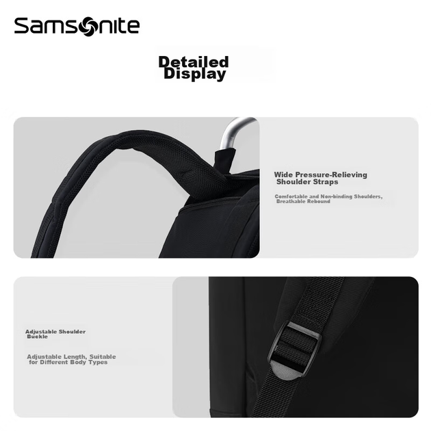 Рюкзак для ноутбука Samsonite BETIS 13.3" Black (BP2*002) - Фото 8 Рюкзак для ноутбука Samsonite BETIS 13.3" Black (BP2*002) - изображение 8